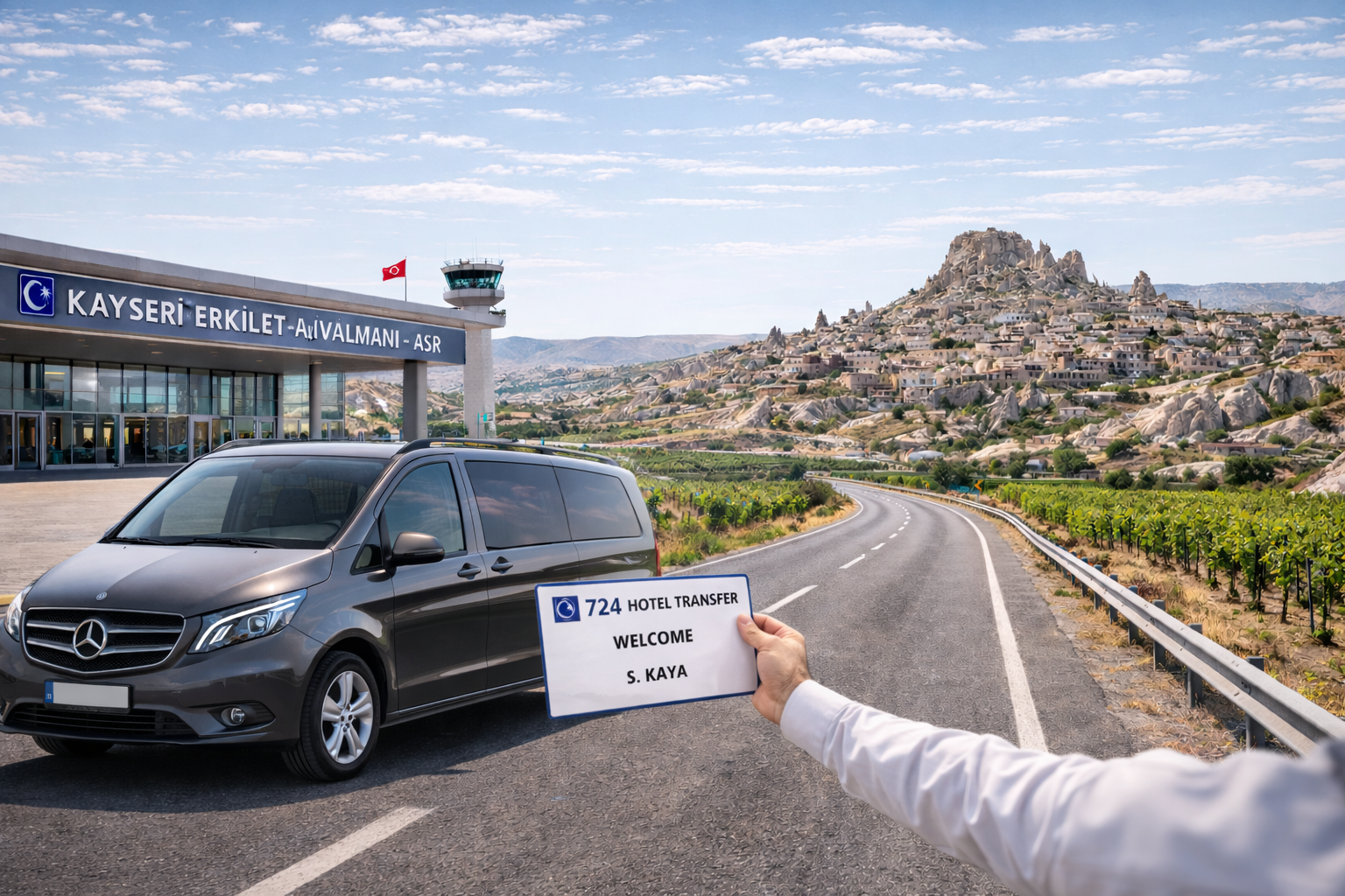 Transfer vom Flughafen Kayseri (ASR) nach Ürgüp